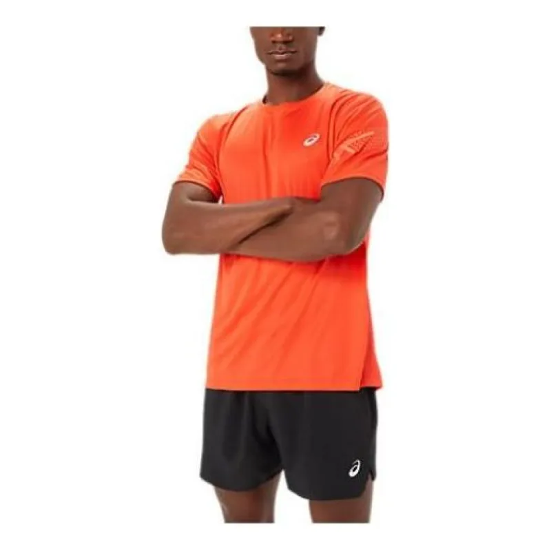 ASICS Icon Logo T-shirt 'Orange' 2011C836-600 sold by KicksCrew