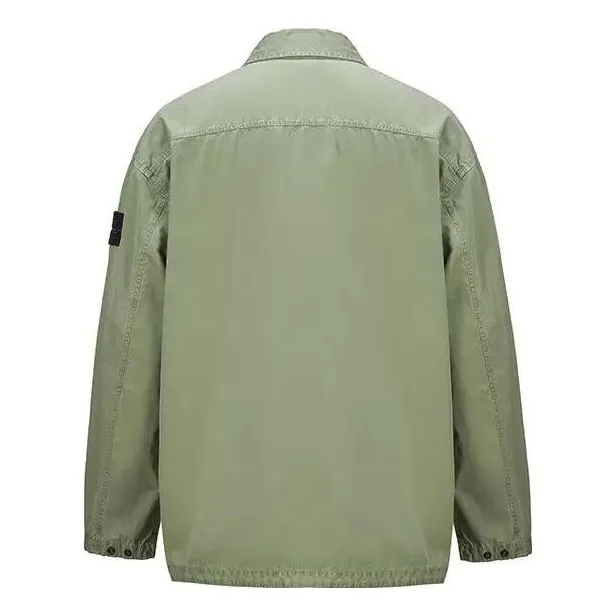STONE ISLAND Old Treatment Shirt 'Green' 7815115WN-V0155 sold by KicksCrew product image thumbnail 2