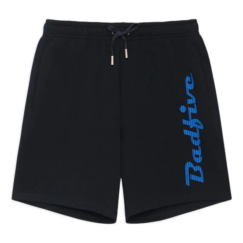 Li-Ning BadFive Graphic Shorts 'Black Blue' AKSSB51-2 sold by KicksCrew