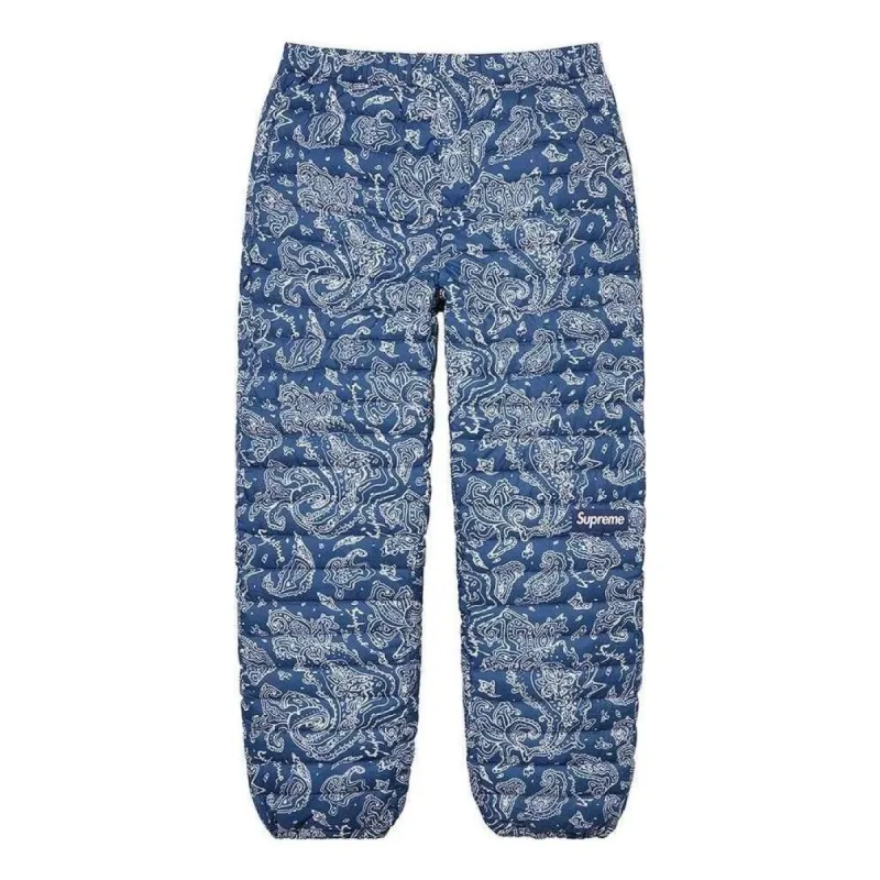 Supreme Micro Down Pants 'Blue White' SUP-FW22-452 sold by KicksCrew
