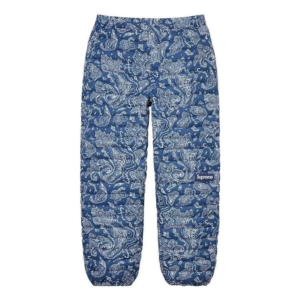 Supreme Micro Down Pants 'Blue White' SUP-FW22-452 sold by KicksCrew