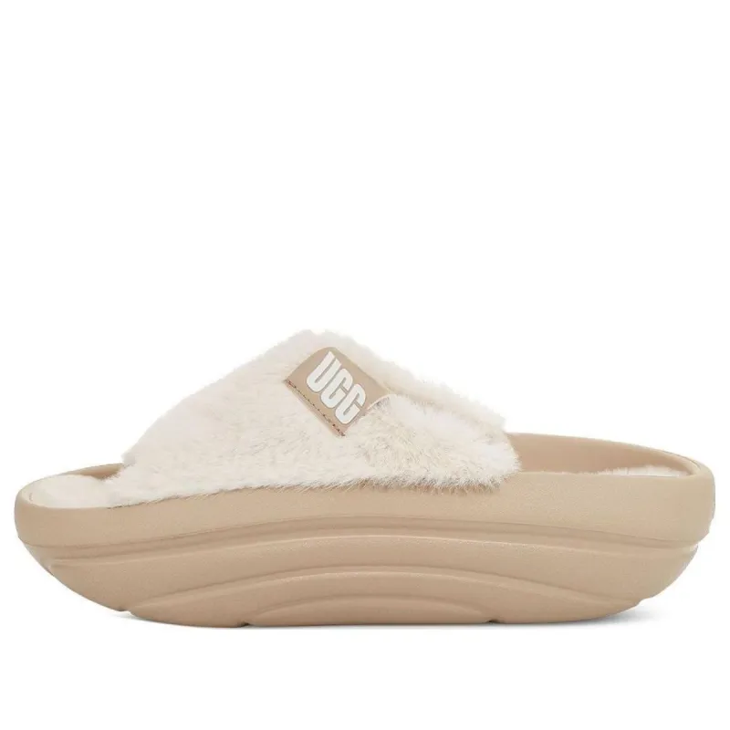 (WMNS) UGG FoamO UGGplush Slide 'Mustard Seed' 1143849-MDSD sold by KicksCrew