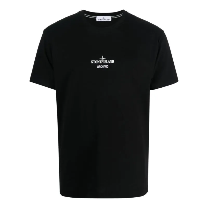 STONE ISLAND SArchivio Project T-shirt 'Black' 78152NS91-V0029 sold by KicksCrew
