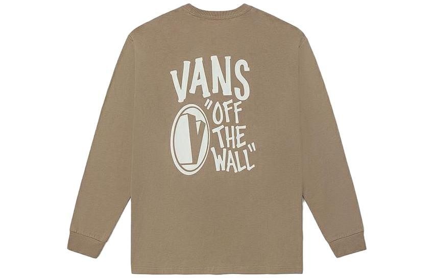 Vans Off The Wall Long Sleeve Tee 'Brown' VN0A7TRDYEH sold by KicksCrew product image thumbnail 2