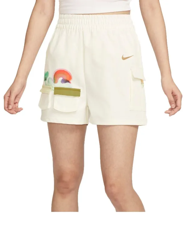 (WMNS) Nike Sportswear Woven Shorts (Asia Sizing) 'Sail' HF6175-133 sold by KicksCrew