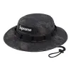 Supreme Military Boonie 'Black White' SUP-SS22-738 sold by KicksCrew