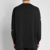 HERON PRESTON Long Sleeve Heron T-shirt 'Black' HMAB002S196000381088 sold by KicksCrew
