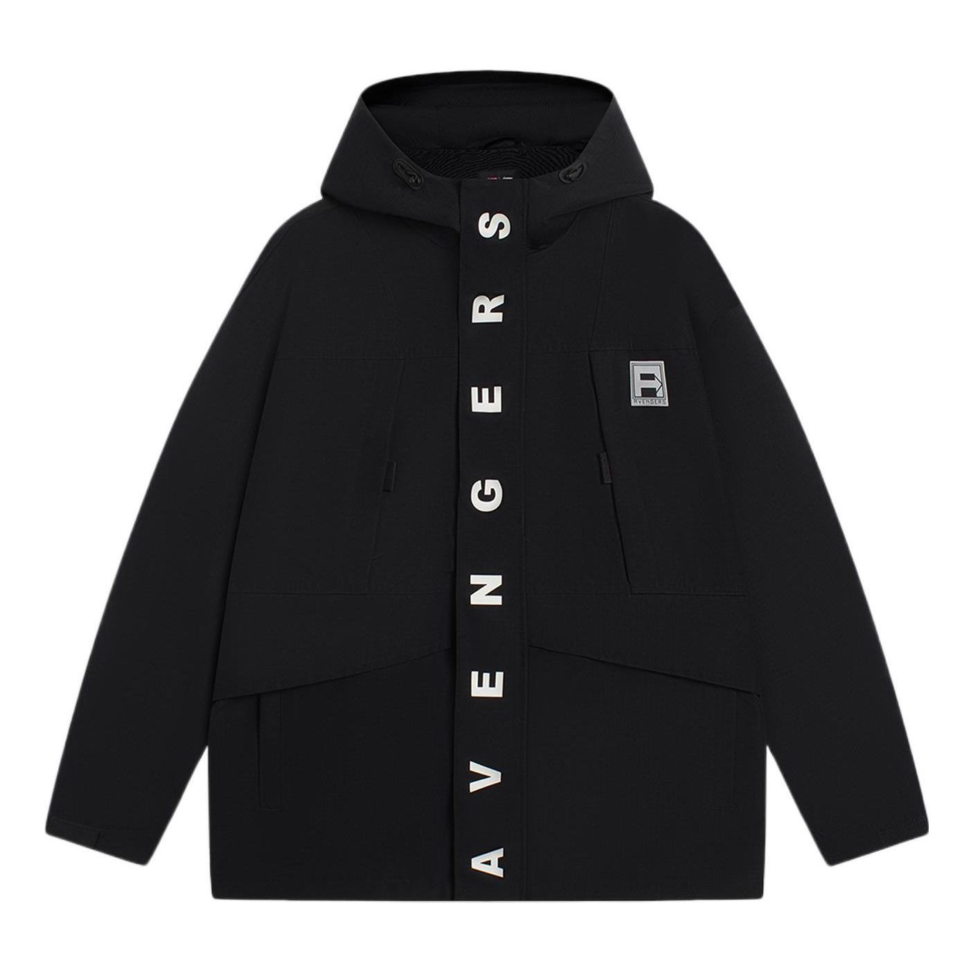 Li-Ning x MARVEL Graphic Windbreaker 'Black White' AFDSC93-2 sold by KicksCrew