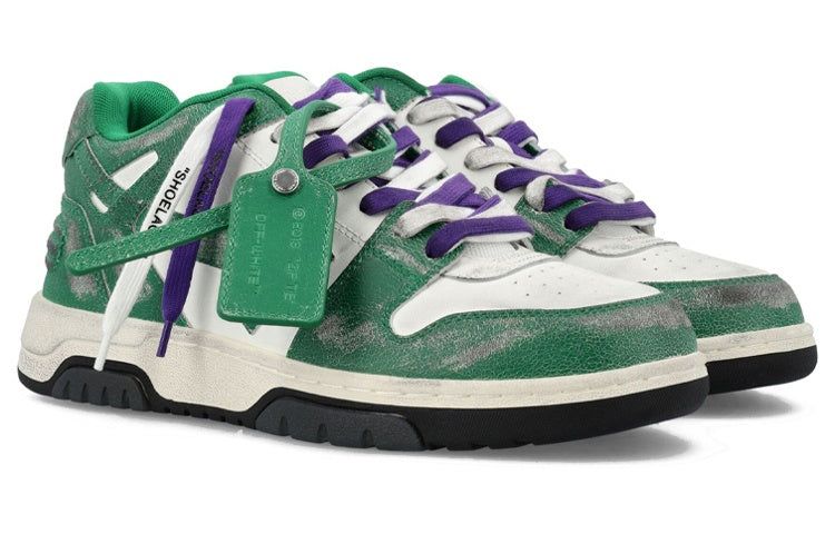 Off-White Out Of Office Vintage Leather 'Green White Purple' OMIA189F22LEA0110155 sold by KicksCrew product image thumbnail 2