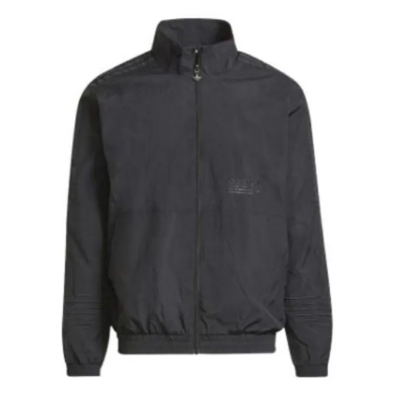 adidas originals Graphics Tricolor Track Top 'Black' H13454 sold by KicksCrew