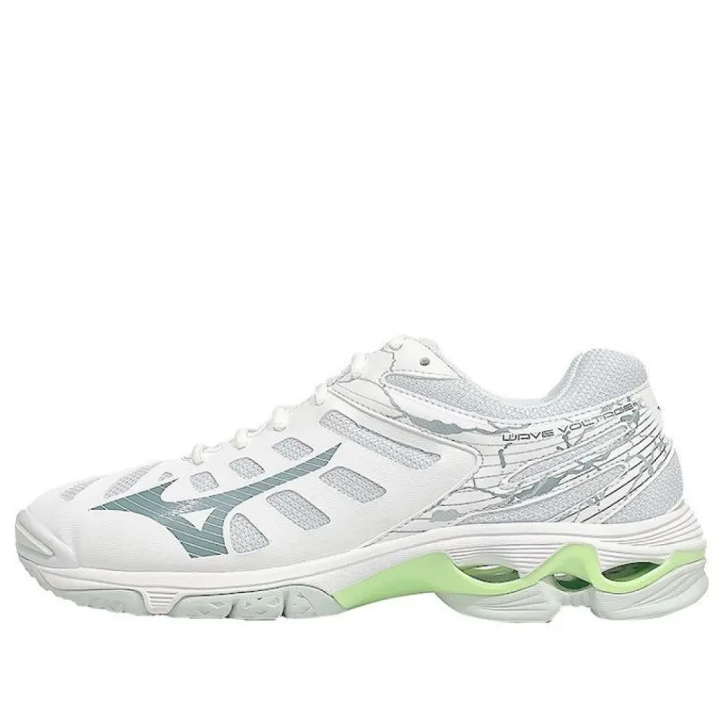 (WMNS) Mizuno Wave Voltage 'White Patina Green' V1GC216037 sold by KicksCrew