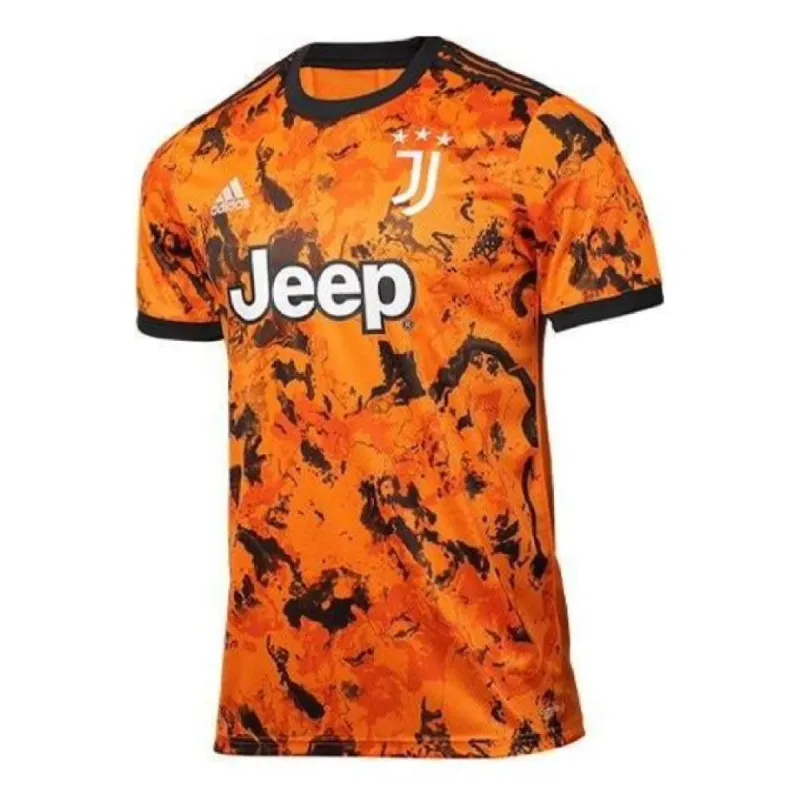 (GS) adidas Juventus 20/21 Third Shirt Asia Sizing 'Orange Black' FN1015 sold by KicksCrew