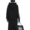 Balenciaga x adidas Zip-Up Hoodie 'Black White' 723754TNVN28482 sold by KicksCrew