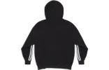 Balenciaga x adidas Zip-Up Hoodie 'Black White' 723754TNVN28482 sold by KicksCrew