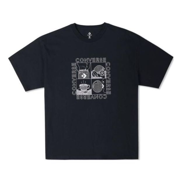 Converse Sensory Graphic T-Shirt 'Black' 10024612-A02 sold by KicksCrew