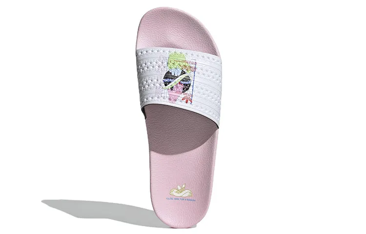 adidas Adilette Slides 'Pink White' HR0092 sold by KicksCrew product image thumbnail 5