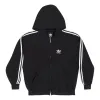 Balenciaga x adidas Zip-Up Hoodie 'Black White' 723754TNVN28482 sold by KicksCrew