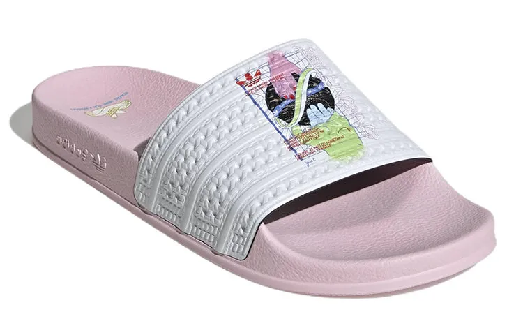 adidas Adilette Slides 'Pink White' HR0092 sold by KicksCrew product image thumbnail 3