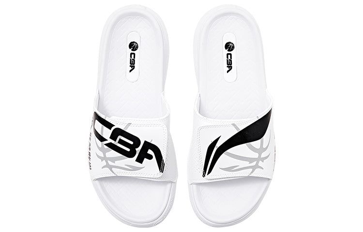Li-Ning x CBA Sport Slides 'White Black' ABTQ015-2 sold by KicksCrew product image thumbnail 3