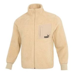 PUMA Relaxed Sherpa Jacket Logo 'Brown' 673645-12 sold by KicksCrew