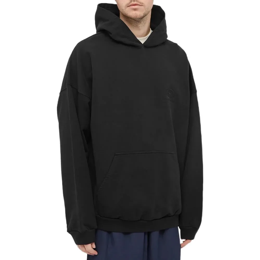 Balenciaga Back Logo Popover Hoodie 'Black' 674986TLV971069 sold by KicksCrew product image thumbnail 3