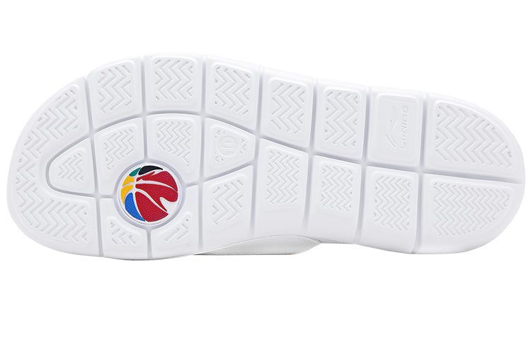 Li-Ning x CBA Sport Slides 'White Black' ABTQ015-2 sold by KicksCrew product image thumbnail 4