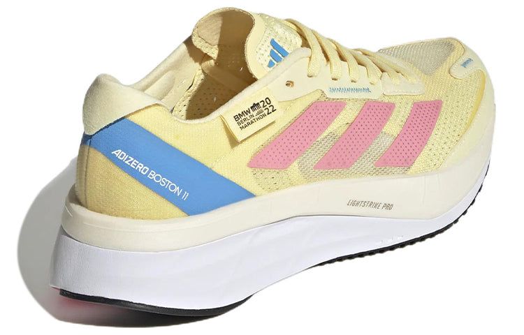 (WMNS) Adidas Adizero Boston 11 Berlin 'Yellow Bliss Pink' HP9544 sold by KicksCrew product image thumbnail 4