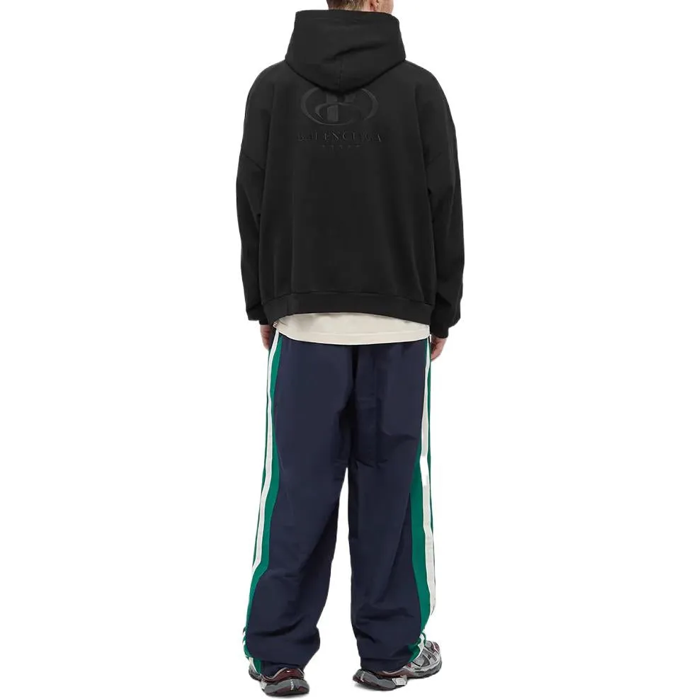 Balenciaga Back Logo Popover Hoodie 'Black' 674986TLV971069 sold by KicksCrew product image thumbnail 2