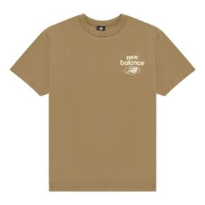 New Balance Essentials Logo Tee 'Brown' AMT31518-CGN sold by KicksCrew