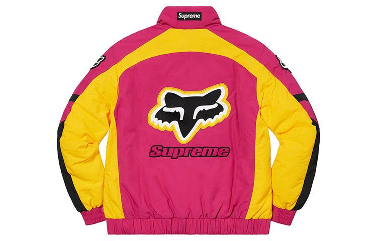 Supreme Fox Racing Puffy Jacket 'Pink Yellow Black' SUP-FW20-180 sold by KicksCrew product image thumbnail 2