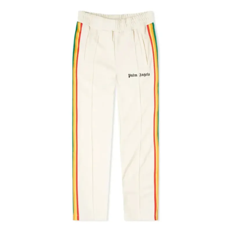 Palm Angels Classic Rainbow Track Pant 'White Multi' PMCA007R203840020288 sold by KicksCrew