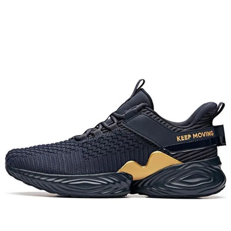 ANTA Keep Moving 'Midnight Navy Gold' 91915530-4 sold by KicksCrew