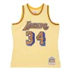 Mitchell & Ness x NBA LA Lakers 1996-97 Space Knit Swingman Jersey 'Shaquille O'Neal 34' SMJYLF19119-LALYELL96SON sold by KicksCrew