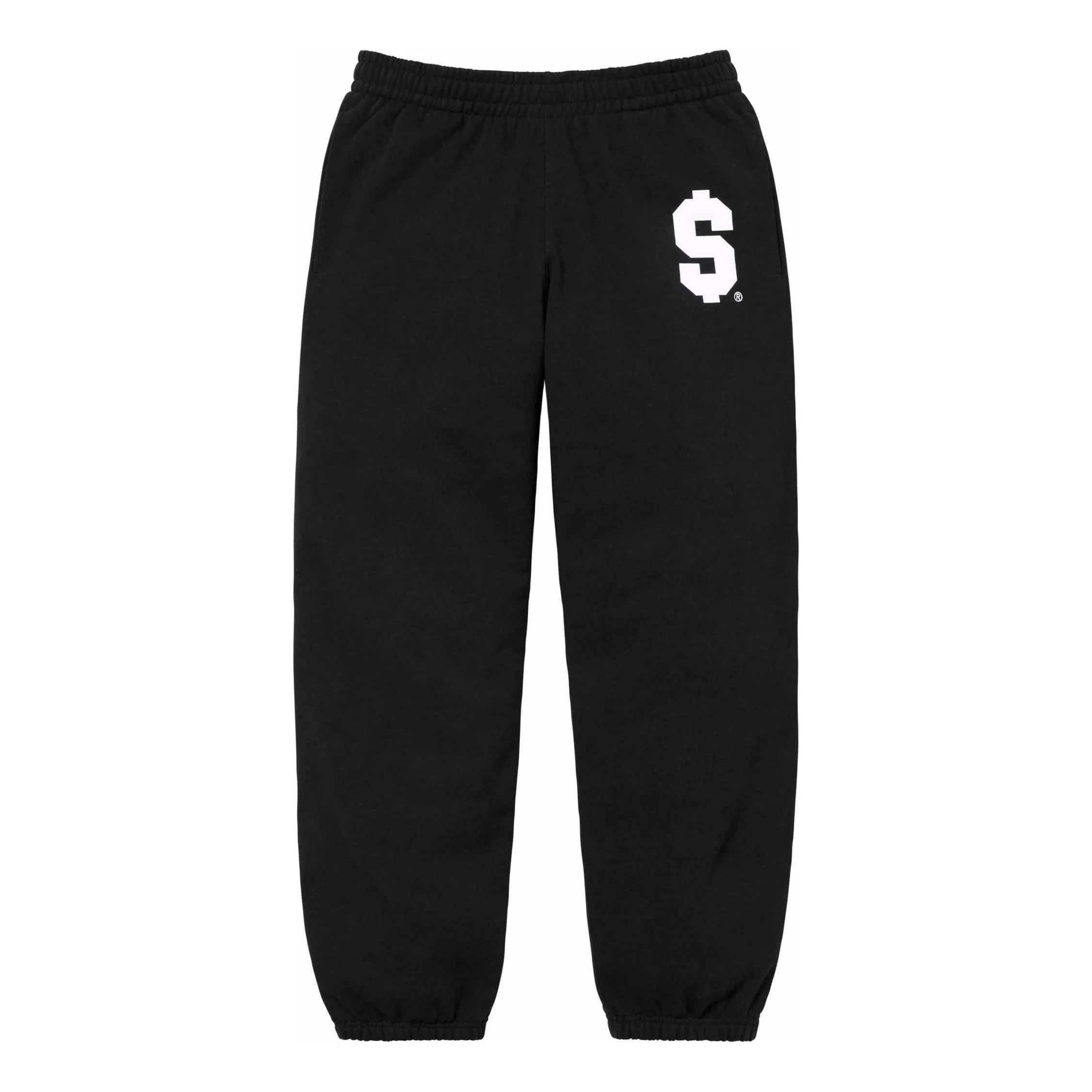 Supreme S Sweatpants 'Black White' SUP-SS24-083 sold by KicksCrew
