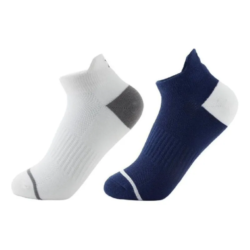 Mizuno ESSENTIAL Sport Socks 'White Navy' K3CX33A6 sold by KicksCrew