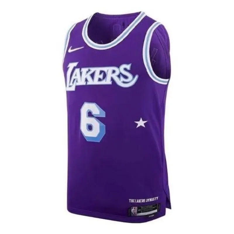 Nike x NBA LA Lakers Jerseys 'LeBron James 6' DB3635-506 sold by KicksCrew