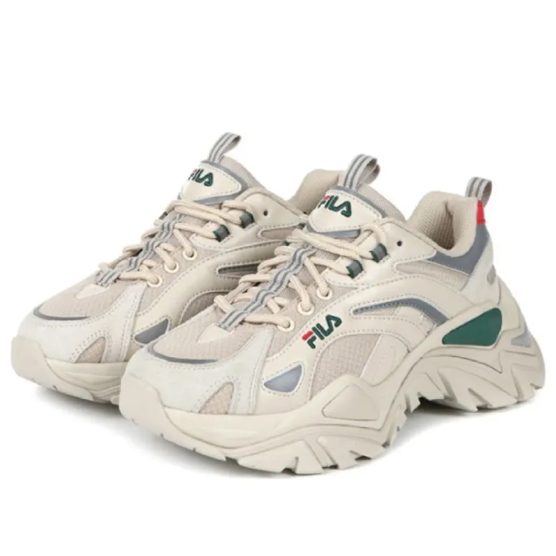 FILA Interation Light Shoes 'Beige Green Red' 1JMO1283_142 sold by KicksCrew