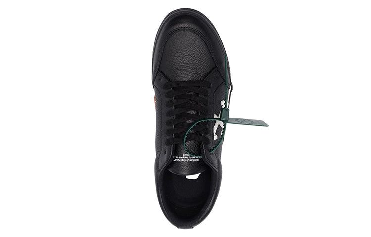 Off-White Low Vulcanized Canvas Sneaker 'Black White Red' OMIA085C99LEA0011001 sold by KicksCrew product image thumbnail 4