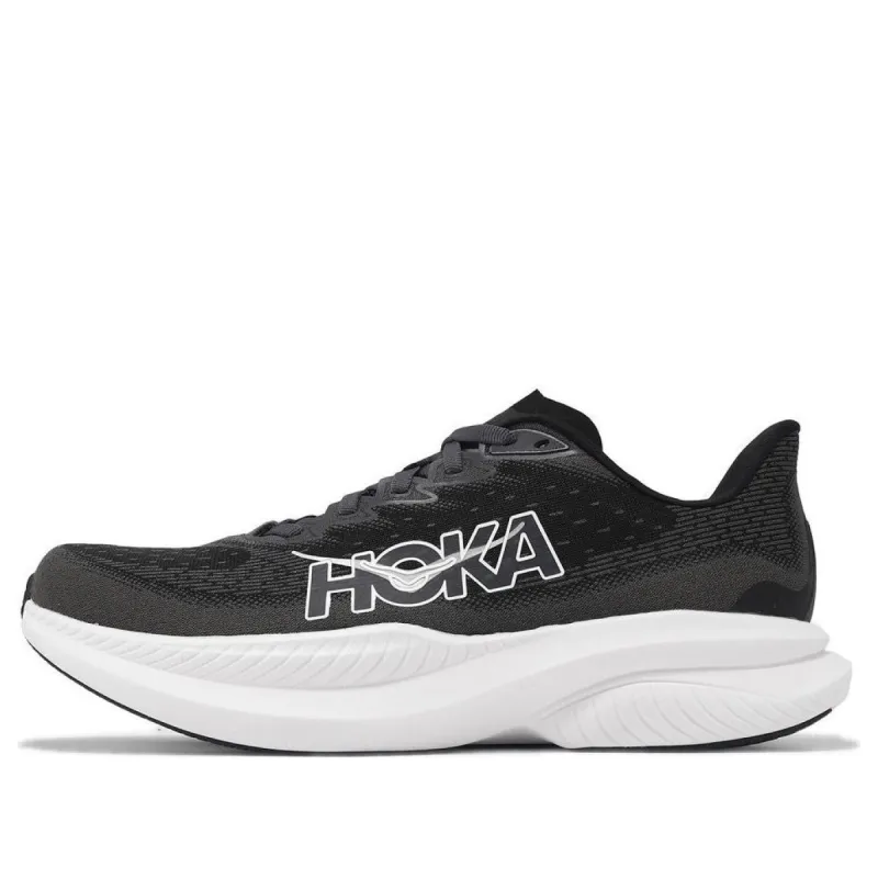 HOKA ONE ONE Mach 6 Wide 'Black White' 1147833-BWHT sold by KicksCrew