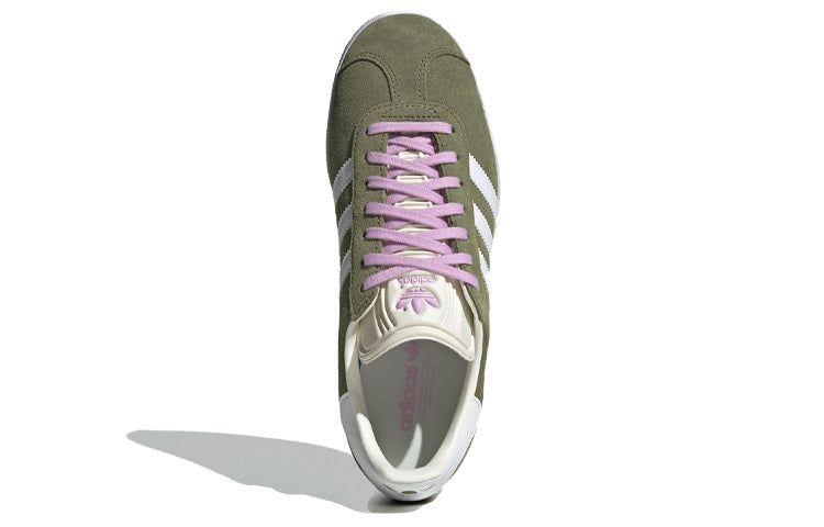 (WMNS) Adidas Originals Gazelle Shoes 'Focus Olive White' GX2055 sold by KicksCrew product image thumbnail 5