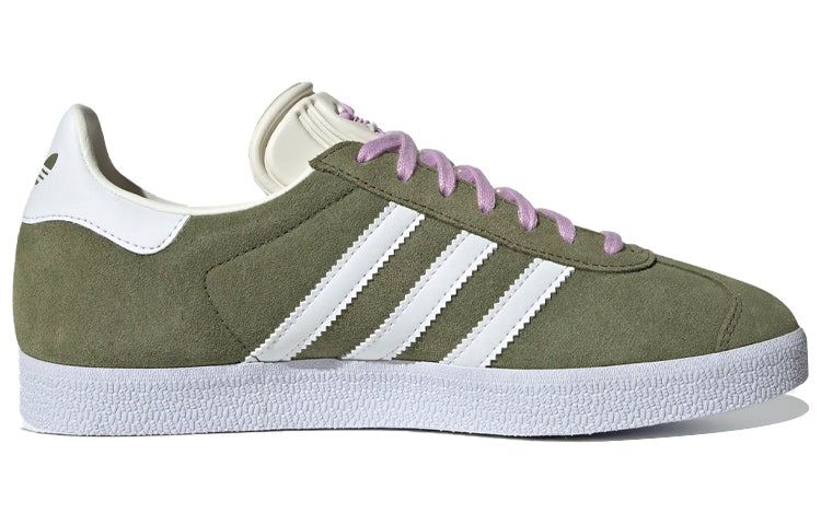(WMNS) Adidas Originals Gazelle Shoes 'Focus Olive White' GX2055 sold by KicksCrew product image thumbnail 2
