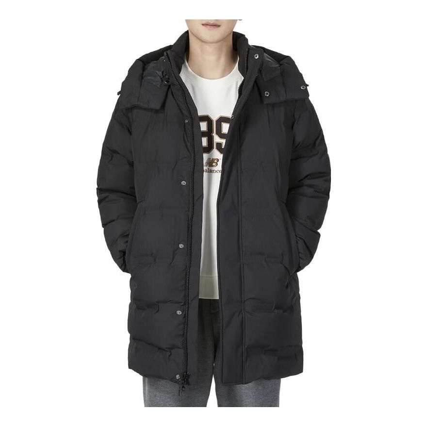 New Balance Long Puffer Jacket 'Black' AMJ24379-BK sold by KicksCrew