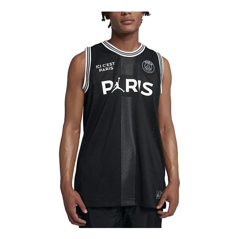 Air Jordan x PSG Ici Cest Paris Jersey 'Black' BQ4207-010 sold by KicksCrew