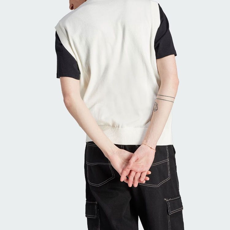 adidas Originals Hack Knitted Vest 'White Black' IM4574 sold by KicksCrew product image thumbnail 3