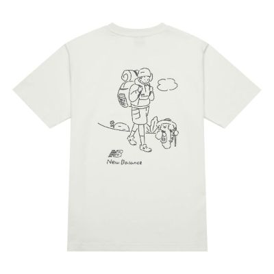 New Balance Hiking Graphic T-Shirt 'White' AMT42339-CIC sold by KicksCrew