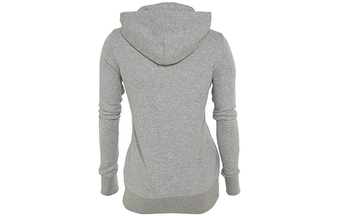 Nike Women's Club Full Zip Hoody Swoosh 'Grey' 638283-063 sold by KicksCrew product image thumbnail 4