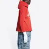 Balenciaga Maison Balenciaga Cropped Hoodie 'Cardi Red' 670946-TLVJ3-6441 sold by KicksCrew