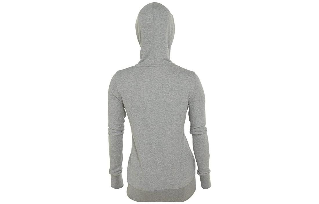 Nike Women's Club Full Zip Hoody Swoosh 'Grey' 638283-063 sold by KicksCrew product image thumbnail 2