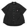 FILA FUSION Stripes Shirt 'Black' T11M931402F-BK sold by KicksCrew