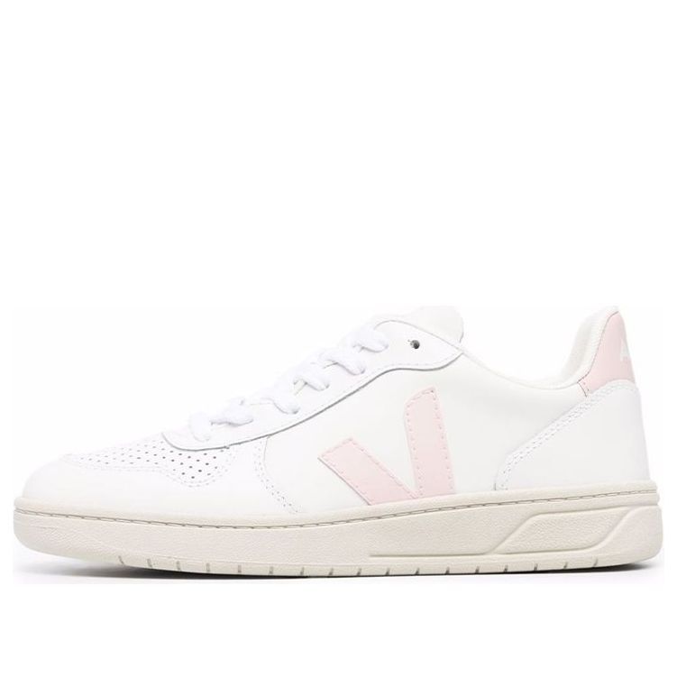 Veja V-10 Lace-up 'White Beige Pink' VX022644 sold by KicksCrew